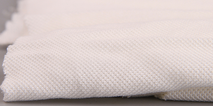 White Double-Sided Piqué Fabric