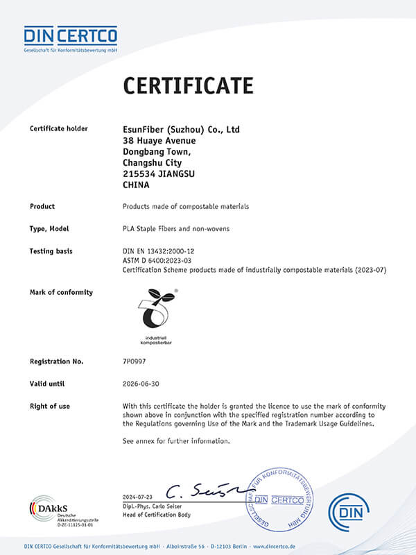 DIN Certificate