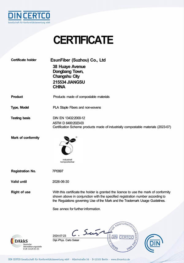 DIN-certificate